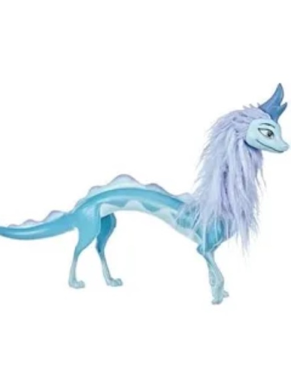 Disney Raya and the Last Dragon Sisu Dragon Figure Blue Mythical 19”L Toy Plush